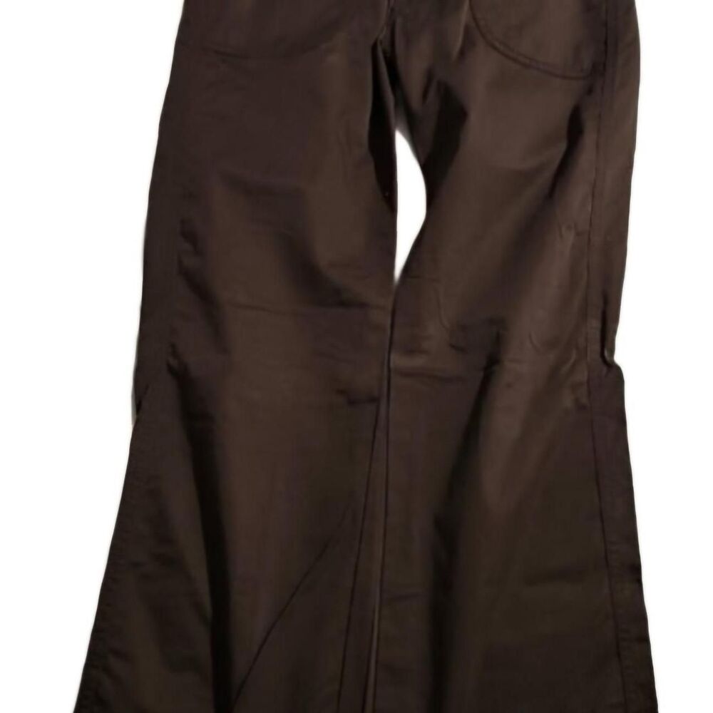 7-for-all-mankind Women's Brown and Black Trousers